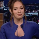 Maddie Ziegler Instagram - @maddieziegler stops by to talk her new @hbomax film #TheFallout & #WestSideStory 💙 #FallonTonight The Tonight Show Starring Jimmy Fallon