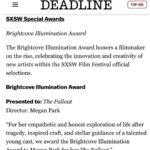 Maddie Ziegler Instagram - the fallout won the grand jury prize for best film at sxsw !!!!!! and @meganparkithere won the brightcove award for director on the rise !!!!! i’m so honored and proud to be apart of this film. 😭❤️thank you so much @sxsw