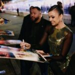 Madison Bailey Instagram - What a night. I’m overflowing with emotions and gratitude. I spent the whole night holding back tears. To hear people in the theater react to our show in real time is something I didn’t know I needed. I love you guys. Thank you endlessly for supporting this show. To this cast and to our crew. Y’all are unreal. 🖤 thank you @netflix for throwin us a lil party! Much love much gratitude🦋