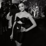 Madison Bailey Instagram - What a night. I’m overflowing with emotions and gratitude. I spent the whole night holding back tears. To hear people in the theater react to our show in real time is something I didn’t know I needed. I love you guys. Thank you endlessly for supporting this show. To this cast and to our crew. Y’all are unreal. 🖤 thank you @netflix for throwin us a lil party! Much love much gratitude🦋