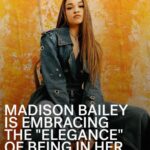 Madison Bailey Instagram - Surreal but ok 😭 thank you SO much @nylonmag ! Add this to my top 8 🧡 Written by @sophiajune Photographer: @jveloz Stylist: @dustinconnorellis Hair: @grahamnation Makeup: @kendalfedail