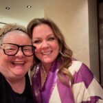 Magda Szubanski Instagram - Followed by a faaaabulous catch up with this one ☝️ the amazing, stupendously talented Melissa McCarthy. Her Ursula is an instant camp classic icon for the ages!! And boy!! Can she sing!!! Also bunged in a slightly delayed post from our dinner in NY - in which EVERY SINGLE photo of me was shithouse!! As MM said, I looked eerily lit from within - all a bit poltergeisty 👻 😈 @disneylittlemermaid @melissamccarthy @benjyfalcone