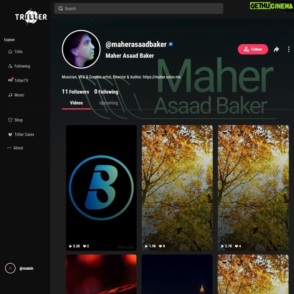 Maher Asaad Baker Instagram - Follow me on Triller (@triller) https://triller.co/@maherasaadbaker Verified account