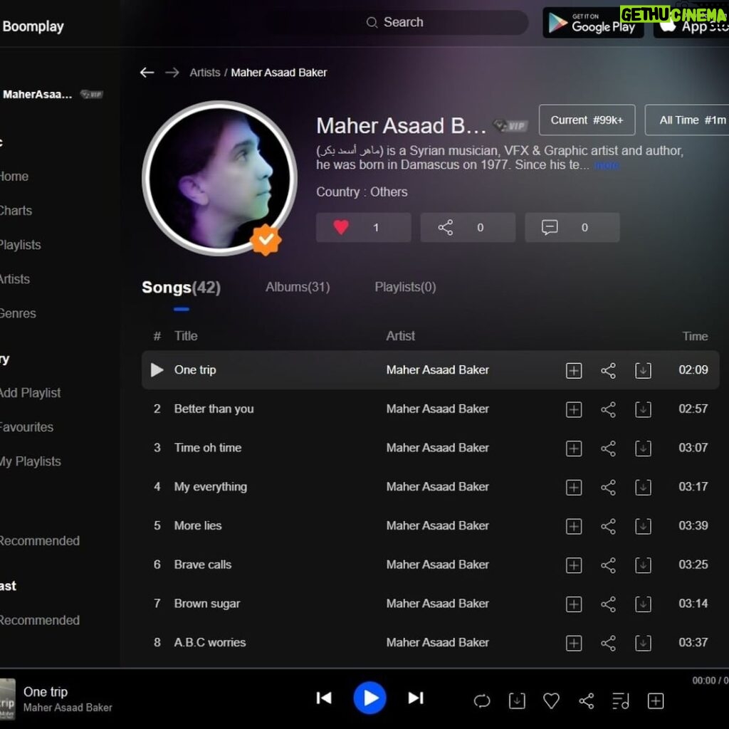 Maher Asaad Baker Instagram - Listen to my music on @boomplaymusic https://www.boomplay.com/artists/26660685
