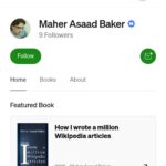 Maher Asaad Baker Instagram – توثيق حسابي على موقع ميديوم كمؤلف كتب موثق. 😎
I’m now a VERIFIED BOOK AUTHOR on @Medium.
Check my account, follow me, and signup, you may find it interesting.
https://maher-asaad-baker.medium.com

#verify #verified #author #medium #book #free #توثيق #موثق