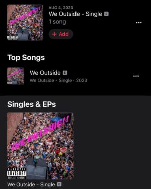 Makayla Lanvin Instagram - WE OUTSIDE IS OUT NOWWW!!!!
 EVERYWHERE on all music streaming platforms 👑🔥🔥🔥🔥‼️‼️‼️‼️🔥 #theprincessofphiladelphia