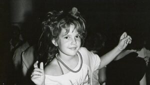 Mandy Teefey Instagram - @drewbarrymore or Miss Gracie? This is from Stephen Kings Firestarter from 1984. This is Gracie’s face when she is unhappy. I am now afraid she has been trying to burn things down when she makes this face. Next picture is Gracie dancing all the time. True Gemini. XO