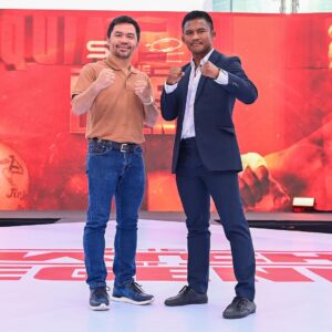 Manny Pacquiao Instagram - PACQUIAO vs BUAKAW | 2024 

Thank you with great respect to Vinij Lertratanachai, Fresh Air Festival.

Thank you also to Buakaw Banchamek and his team. Special thank you to LOL International. Thank you to all the fans and all the media for coming out and showing your support. This is going to be an amazing fight. 

#PacquiaoBuakaw #2024