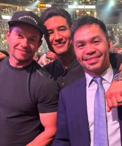 Manny Pacquiao Instagram - The 3 amigos @markwahlberg @mariolopez