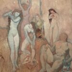 Manuela Velasco Instagram - La luz en el Edificio Sabatini y Picasso 1906. Maravillas. La 3 es El baño de Diana de Corot. Y ojo que han traído a Gertrude del MET. Para no perdérsela. Salir del periodo rosa y a unos pasos el Guernica. Lloro. #picasso1906 #gertrudestein @museoreinasofia