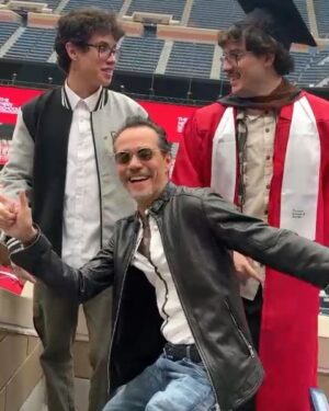 Marc Anthony Instagram - Could not be prouder!!! My beautiful boys!! Congratulations CRISTIAN you did it!