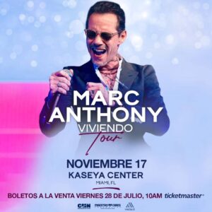 Marc Anthony Instagram - Mi gente, vamos a celebrar juntos en Miami! Este 17 de Noviembre nos volvemos a ver en concierto. Boletos a la venta este Viernes.
