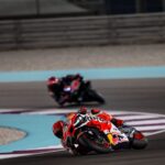 Marc Márquez Instagram - Fin de semana estable en un circuito que siempre nos ha costado. Toca descansar y preparar el ultimo GP del año! 😁 Stable weekend on a circuit that always is difficult for us. Now it's time to rest and be ready for the last GP of the year! ✌🏻 #MM93 #QatarGP #MotoGP Losail International Circuit