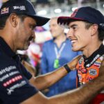 Marc Márquez Instagram - Día de Sprint terminado! P.11 🏁A seguir focus trabajando para la carrera de mañana! 🫡🤘 Sprint day over! P.11 and focused on the tomorrow race! #MM93 #QatarGP #MotoGP Losail International Circuit