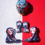 Marc Márquez Instagram - Gaudi, the Mediterranean sea and Barcelona 🎨… iconic design for home GP ✨ #CatalanGP Montmeló Circuit De Catalunya