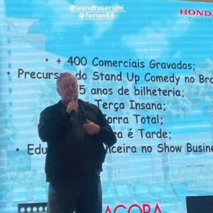 Marcelo Mansfield Instagram - Contando um pouco da minha história, da minha carreira de quase 40 anos de estrada, no evento da Honda …’os comerciais ja ja vão estar nas redes … 

#humor #palestra #comedia #tvcommercials #fun #amazing #funny
