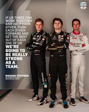 Marcus Ericsson Instagram - @andrettiindy’s new trio 😮‍💨