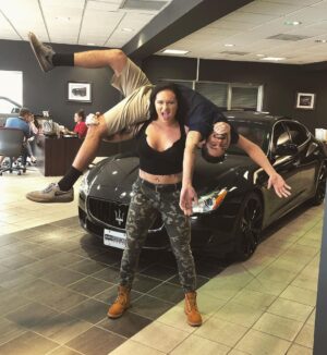 Maria  Spiro Instagram - Maria gets what Maria wants. If Maria wants a new car, she gorilla presses the sales rep. 
Follow @mr_eric_garcia if you’re lookin for a new whip 🔥