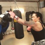 Maria Spiro Instagram - Thank you Lamb Striking Academy for letting us drop by today. I learned so much, so quickly. Stoked to turn it up to the next level tomorrow 👊🏼😎 Fort Worth, Texas