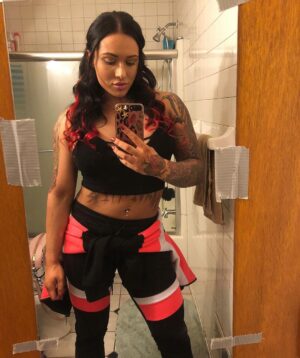 Maria  Spiro Instagram - this look is called: I can beat the ever living shit out of you, & I’m gonna look cute whilst doing it