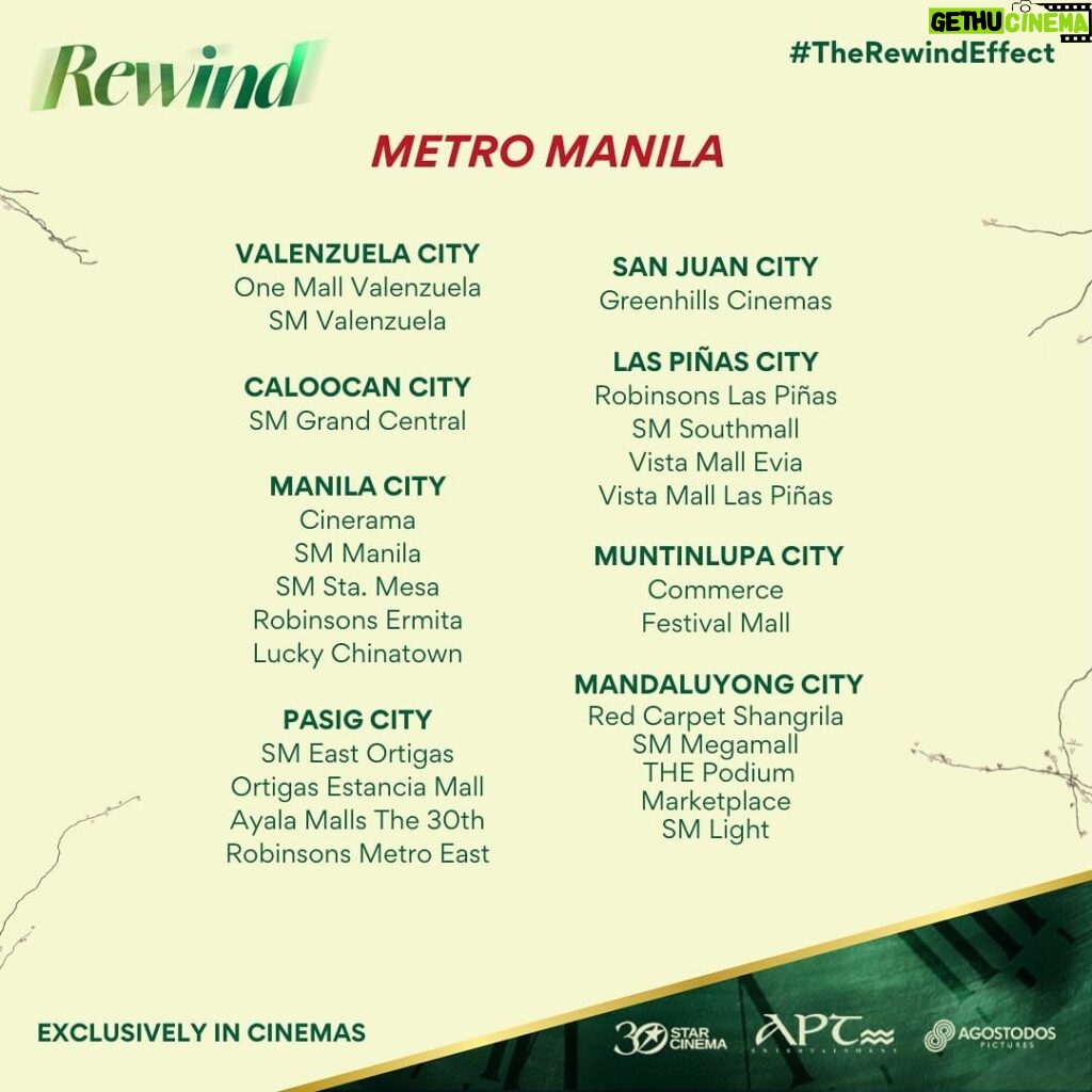 Marian Rivera Instagram - THANK YOU, LODS! THANK YOU PILIPINAS! MORE CINEMAS PA NGAYONG DAY 4 NG #REWINDMMFF 😭🙌🏼💚 Ibang klase ang great love at suporta niyo, mga lods! #TheRewindEffect is REAL and multiplying! 🔥🔥🔥 #RewindNowShowing in cinemas nationwide! #MMFF2023