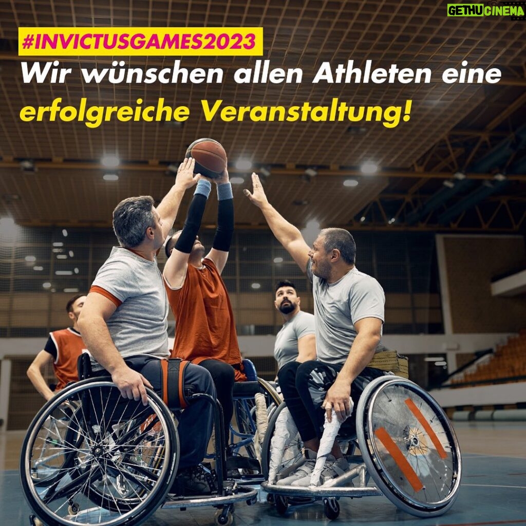 Marie-Agnes Strack-Zimmermann Instagram - Die @invictusgames2023 haben begonnen! Wir freuen uns auf spannende Wettkämpfe, fiebern mit den Athleten mit und wünschen uns dauerhaft mehr Aufmerksamkeit für versehrte Veteranen! #AHomeForRespect #IG23 #WeAreInvictus #InvictusGames2023 Invictus Games Düsseldorf 2023