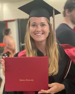 Marie Bouzková Instagram - Class of 2022!!❤️🎓 I would like to thank @iueast and @wta for providing the opportunity to complete my business degree completely online as it has been one of my life goals. It felt very special to spend the day on campus and also take part in the Commencement Ceremony. I am proud to be a Red Wolf!