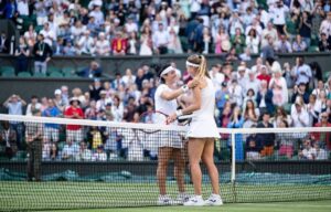 Marie Bouzková Instagram - Pictures can’t explain all the joy and emotions I felt this @wimbledon . I will never forget a second of it and will work hard to keep moving forward💪🏼 Thank you for your nice messages all this time🤗🙏🏼 Time to rest a bit and then we continue on hard courts!🐬