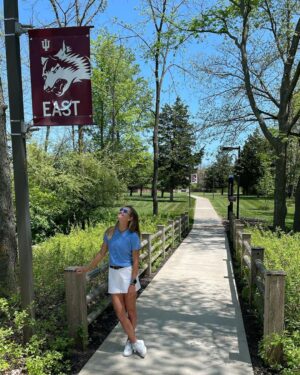 Marie Bouzková Instagram - Class of 2022!!❤️🎓 I would like to thank @iueast and @wta for providing the opportunity to complete my business degree completely online as it has been one of my life goals. It felt very special to spend the day on campus and also take part in the Commencement Ceremony. I am proud to be a Red Wolf!