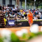 Marie Bouzková Instagram - Fun days in Rome🥰 Thank you partner @matteksands for not only sweet things on the court but also off!😂💪🏼 Can’t wait to play infront of Italian fans next year already @internazionalibnlditalia 🤗 Soon @rolandgarros !🤜🏼🤛🏼🐬 Foro Italico