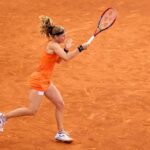 Marie Bouzková Instagram - Back to battling in Madrid💪🏼 Excited for the next round tomorrow🤗 @mutuamadridopen 🐬 Photo: Alvaro Diaz Mutua Madrid Open