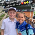Marie Bouzková Instagram - Missed playing here last year but it was worth the wait🤩 Into the next round🤗💪🏼🐬 @internazionalibnlditalia And these Joma Roma shirts @jomasportitalia 😁🎾 Foro Italico