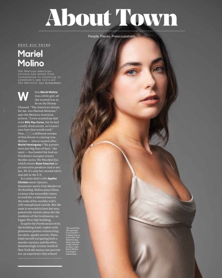 Mariel Molino Instagram - thank you @hollywoodreporter for this beautiful piece and thank you @_seija_ @thewatchfuleye comes out TOMORROW on @freeform next day @hulu 📷 @alberto.hidalgo