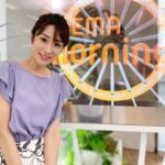 Mariko Dou Instagram - オンエア後、モニターにアベモニのロゴが写っていたので、撮影しました〜📷 今日もお疲れ様でした✨ 明日は「ワイド！スクランブル」、よろしくお願いします😊 #アベモニ #堂真理子 #テレビ朝日 #アナウンサー