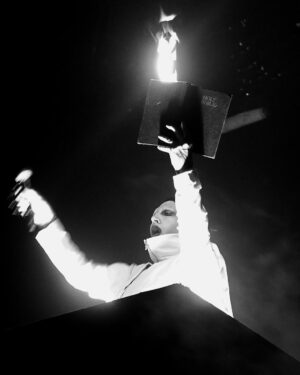 Marilyn Manson Instagram - Happy New Year.  Photos by @rosshalfin