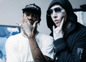 Marilyn Manson Instagram - @travisscott and MM at Voodoo