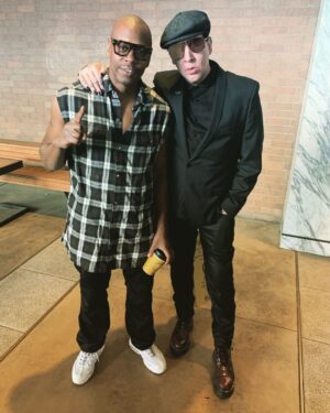 Marilyn Manson Instagram - My favorite comedian:Dave Chapelle. Such a great Houston adventure @astroworldfest
Photo by @_radical_acceptance_