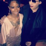 Marilyn Manson Instagram - Got to meet an Angel. At TWD premiere.