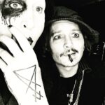 Marilyn Manson Instagram - H A P P Y B I R D DAY. JOHNNY DEPP. (you get the childish pun). This is your year brother. @rosshalfin#johnnydepp