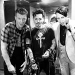 Marilyn Manson Instagram - Josh, JD, and Me at the Greek. Photo by @rosshalfin
