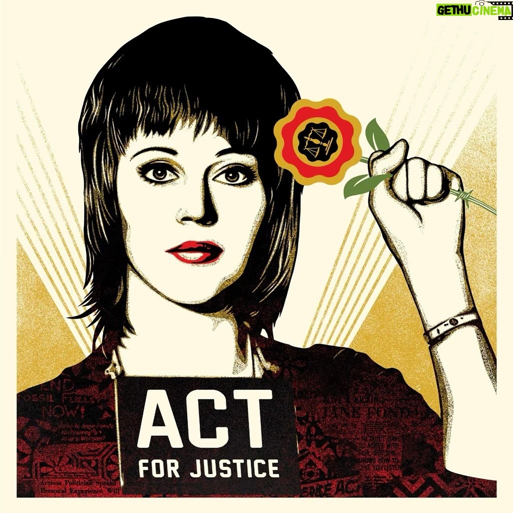 Mark Ruffalo Instagram - Today, I want to shine a light on a remarkable force of nature, @JaneFonda. My friend @obeygiant, Shepard Fairey, has captured the spirit of Jane’s relentless advocacy and her fierce grace with a stunning piece of art for her birthday. It’s more than just a portrait; it’s a celebration of Jane’s unwavering dedication to speaking truth to power and her lifelong commitment to environmental activism. I’ve always known Jane to be as steadfast in her convictions as she is warm in her personal interactions. She’s taught us that our actions must be as bold as our words if we’re to make a dent in the fight against climate change. So here’s where we come in. I’m inviting all of you to be part of a global birthday card for Jane at AppreciatingJane.com. Drop a birthday message and, if you can, chip in to support the Jane Fonda Climate PAC. Your donation fuels the fight for a healthier planet, and to sweeten the pot, you’ll get a slice of Shepard’s art as a thank you. Let’s raise our voices, just like Jane has taught us. Let’s tell her how much we appreciate her tireless work. I’ll kick us off: Happy Birthday, Jane. Your resilience and passion light the path for us all. We’re with you. With love and solidarity, Mark