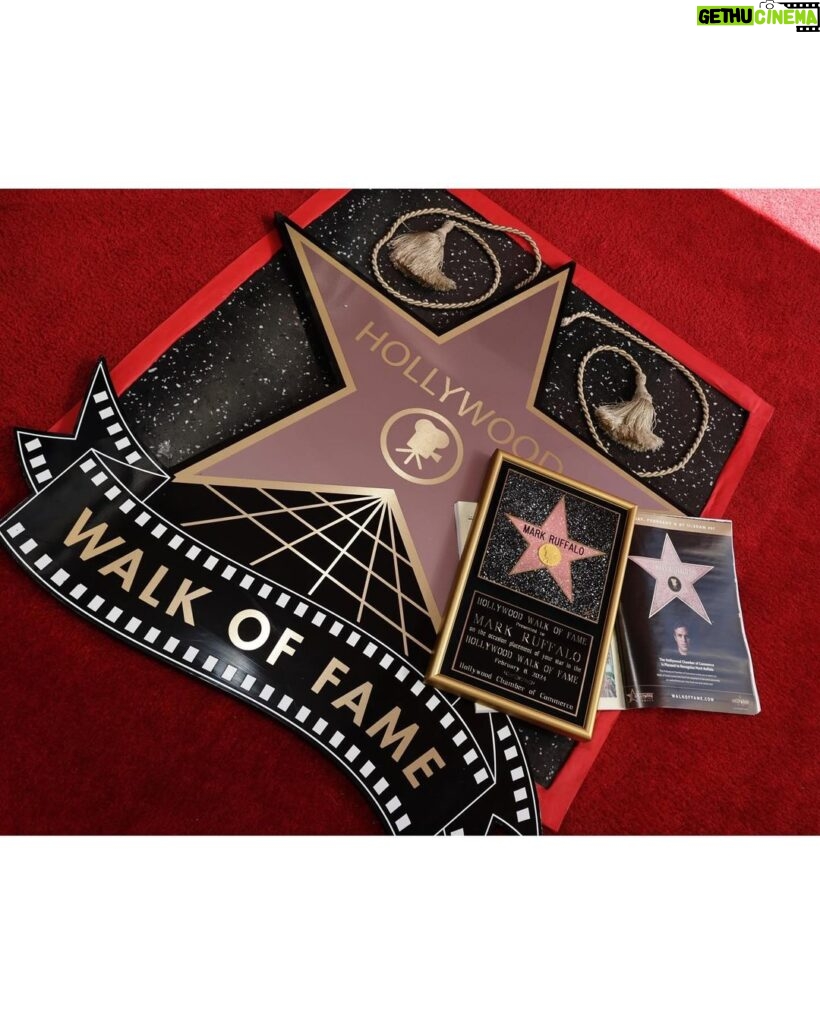Mark Ruffalo Instagram - Thank you thank you thank you. This star is not only mine, but for everyone who’s been a part of my life.
