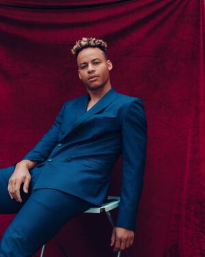 Mark St. Cyr Instagram - “Introducing the Duke of Burgundy, Miss Bridgerton”

📷: @theemmaexperience 
style: @jareddepriest 
suit: @kennethcole 
boot: @kennethcole 
—————————
#mensstyle #kennethcole #hsmtmts #bridgerton