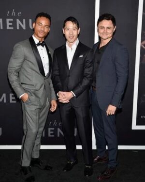 Mark St. Cyr Instagram - THE MENU | NYC Premiere

Grateful to be a part of such an incredible film filled with impeccable artists both on screen and off 🌟

Go and see The Menu, in theaters this Friday 🖤

Stylist: @jareddepriest 
Suit: @brunellocucinelli_brand 
Shoe: @jimmychoo 
Brooch: @nicolerosejewelry 
Watch: @zenithwatches 
Jewelry: @tsuga.nyc 
HMU: @megan_danner_ + @zoeticbeautystudio + @glowingwithgab 

#themenufilm #themenu #redcarpetstyle