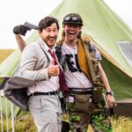Markiplier Instagram - **SPOILERS AHEAD** I just wanted to give a HUGE shoutout to all the amazingly talented people who were a part of A Heist With Markiplier! First off the SlowMoGuys Gavin and Dan for sticking out the most brutal night shoot of our lives. MatPat for absolutely LIVING the role and being so supportive and sweet! Best actor on set that day, sorry me. RO for being the sweetest human being in existence while also scaring us half to death with your badassery and giant gun. The Gregory Brothers (pictured Michael and Andrew) for MAKING THE MUSICAL HOLY CRAP!! Love you guys so much! Chance (aka SodaPoppin) for taking a chance and absolutely owning the role of the Soldier! Thanks so much! Mick for being THE BEST. PERIOD. LOVE THAT MAN. Wade and Bob for supporting me from the very beginning. Would not be here without you two! Tyler and Ethan for being my zombie bros in life and unlife! Tyler, you can roll your eyes back down now... (he was committed to that zombie role!) And Robert Rexx for being an ABSOLUTELY LEGEND in every sense of the word. So glad you could join us on this project!