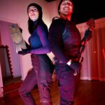 Markiplier Instagram - Partners in crime. Amy and I went on a Heist for Halloween.