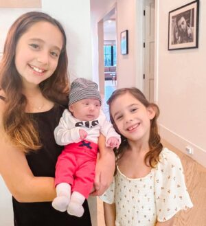 Marla Sokoloff Instagram - “The days are long… but the years are short.”Soaking up every single second with these three. 💓💓💓