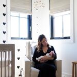 Marla Sokoloff Instagram – ✨One month.✨
“The days are long, but the years are short.”
So many hours already spent in this special serene nursery. I’m so grateful to @evolurbaby for creating pieces that are not only functional but that fit into the aesthetic of our home. Not to mention, the most comfortable glider of all time. 
📷: @cydneypuro 
.
.
#baby #babynursery #nurseryinspo #nurserydecor #babygirlnursery