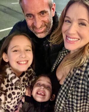 Marla Sokoloff Instagram - Party of four and a half. 🤍 Thank you SO much for all of the incredible birthday messages, texts, calls, FaceTimes that I didn’t answer (I’m looking at you @samanthamstone @lesleygrosvenor @chantellesiegel ), & amazing shoutouts. I feel so loved and truly lucky beyond belief. 41 is going to be a real wild ride… let’s goooooo. Xoxox