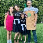 Marla Sokoloff Instagram - Taylor Swift, black cats, and a… Frappuccino. Also, Harper apparently hates Disneyland and Halloween what am I gonna do? #halloween #halloweencostume #halloween2023 #familycostume